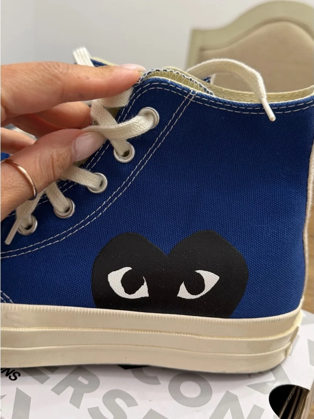 CdG PLAY x Converse Women's Chuck Taylor All Star Peek-A-Boo High-Top Sneakers